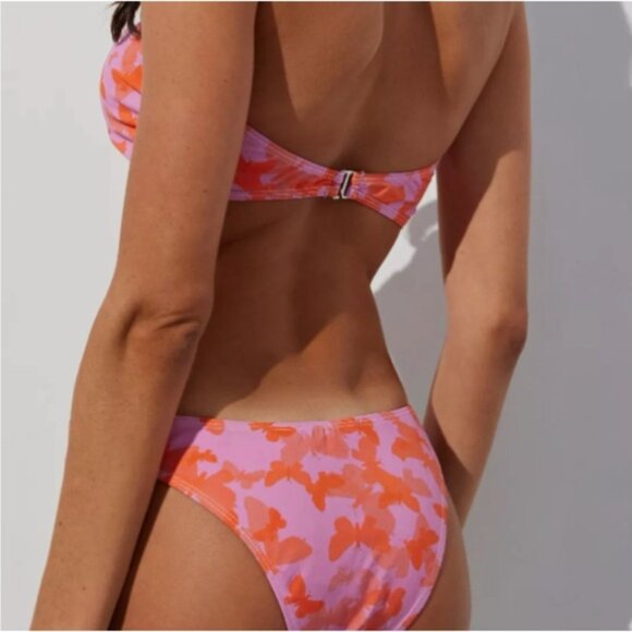 Urban Outfitters | Out From Under Marina Printed Swimsuit Lilac Butterfly Medium - Picture 3 of 7